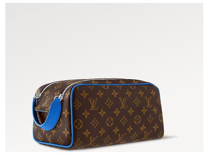 Louis Vuitton LV Dopp Kit mono e azul - vista 3