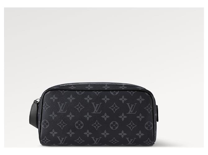 Louis Vuitton Eclipse do monograma LV Dopp Kit Preto - vista 2