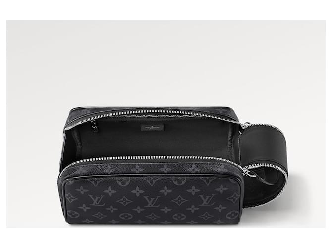 Louis Vuitton Eclipse do monograma LV Dopp Kit Preto - vista 3