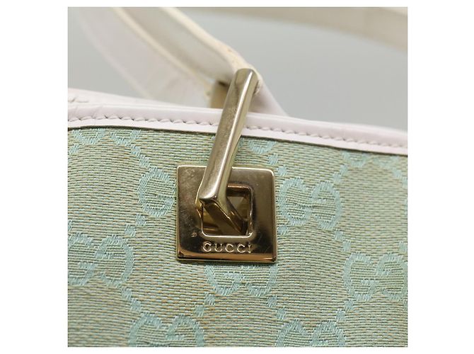 GUCCI GG Canvas Tragetasche Hellblau 002 1098 Auth ki3541 - Ansicht 10