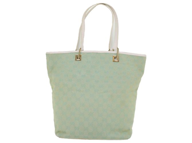 GUCCI GG Canvas Tragetasche Hellblau 002 1098 Auth ki3541 - Ansicht 13