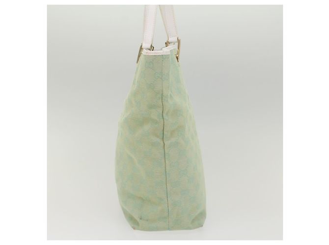GUCCI GG Canvas Tragetasche Hellblau 002 1098 Auth ki3541 - Ansicht 4