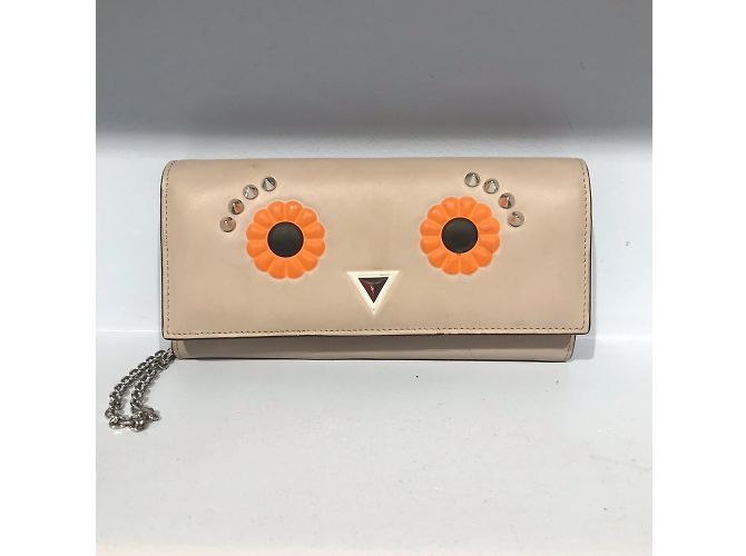 FENDI Wallets T.  Leather Beige - view 3
