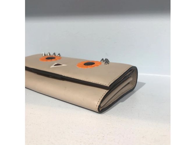 FENDI Wallets T.  Leather Beige - view 6