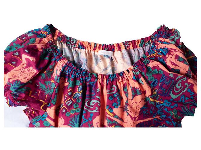 See by Chloé SEE BY CHLOE, multicolor short sleeve top Multiple colors - view 7