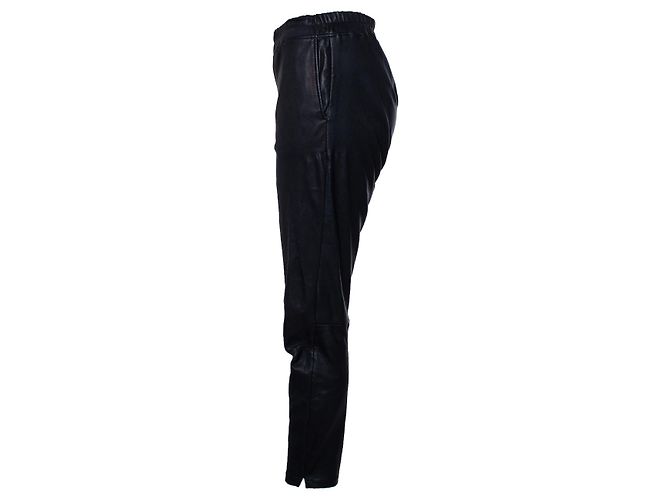 Autre Marque Pauw, Schwarze Lederhose - Ansicht 2