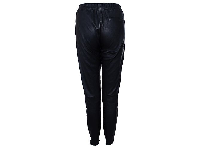 Autre Marque Pauw, Schwarze Lederhose - Ansicht 3