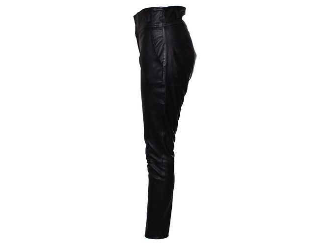 Autre Marque DNS, Schwarze Lederhose - Ansicht 4