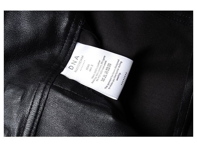Autre Marque DNS, Schwarze Lederhose - Ansicht 5