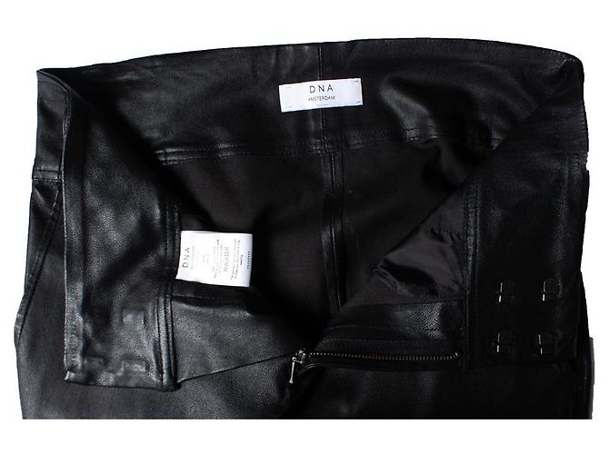 Autre Marque DNS, Schwarze Lederhose - Ansicht 6