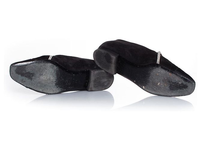 Chanel, Mocassino stella cometa in camoscio nero - vista 7