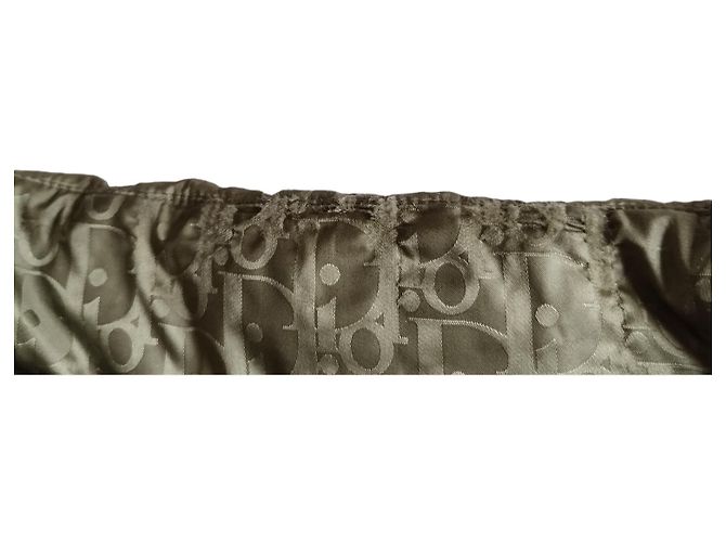 Dior sleeveless green down jacket, oblique pattern - view 6