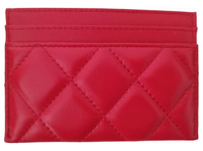 Portacarte Chanel della collezione 23S dolce cuore Rosso - vista 2