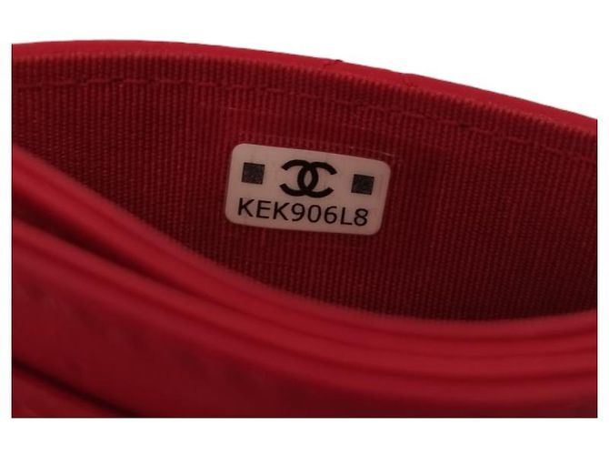 Portacarte Chanel della collezione 23S dolce cuore Rosso - vista 5