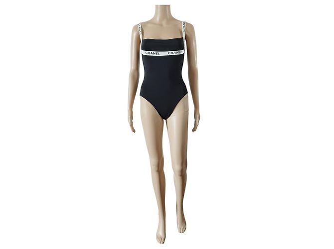Bañador icónico de Chanel 1995 Noir Negro - vista 3