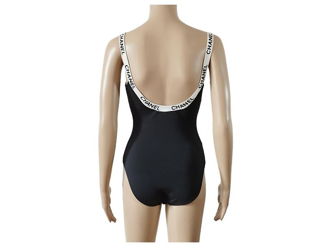 Bañador icónico de Chanel 1995 Noir Negro - vista 7