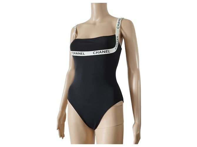 Bañador icónico de Chanel 1995 Noir Negro - vista 8