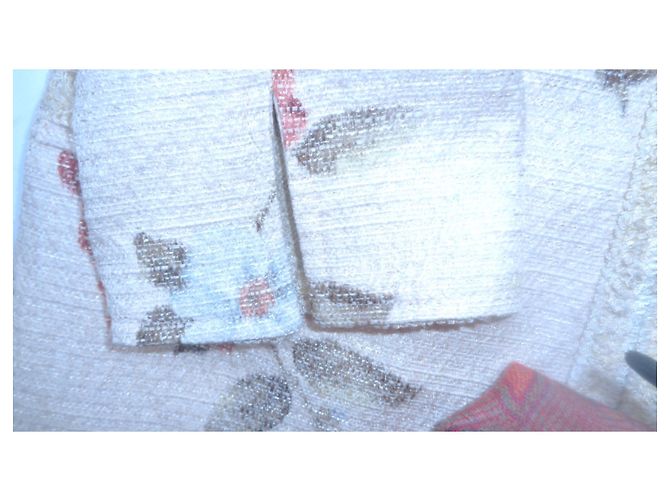 Mantel 1/2 Weill-Saison 38 cremefarbene Webfarben - Ansicht 5