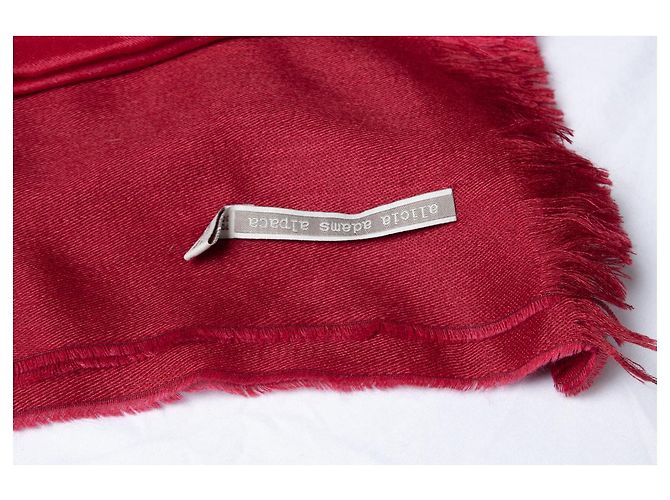 Autre Marque Alicia Adams Alpaca, sciarpa rossa Rosso - vista 2