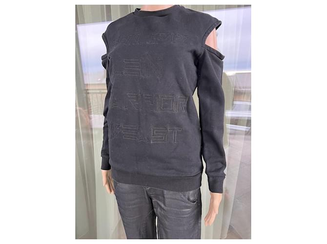 Philipp Plein Strickpullover aus Baumwolle Schwarz - Ansicht 3