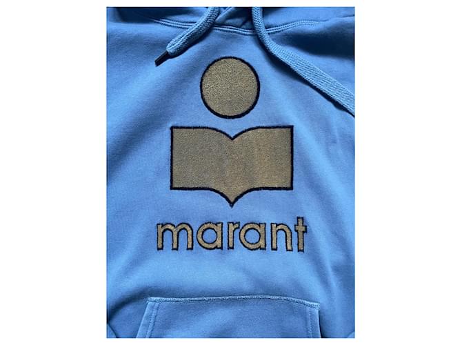 Isabel Marant Mansel Kapuzenpullover Blau Baumwolle - Ansicht 2
