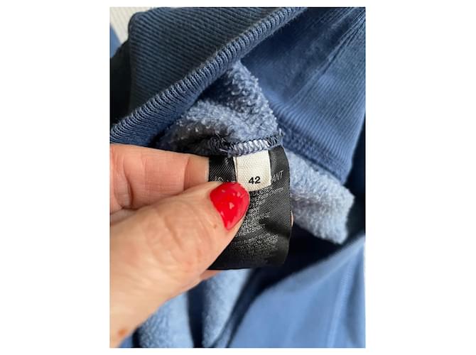 Isabel Marant Mansel Kapuzenpullover Blau Baumwolle - Ansicht 5