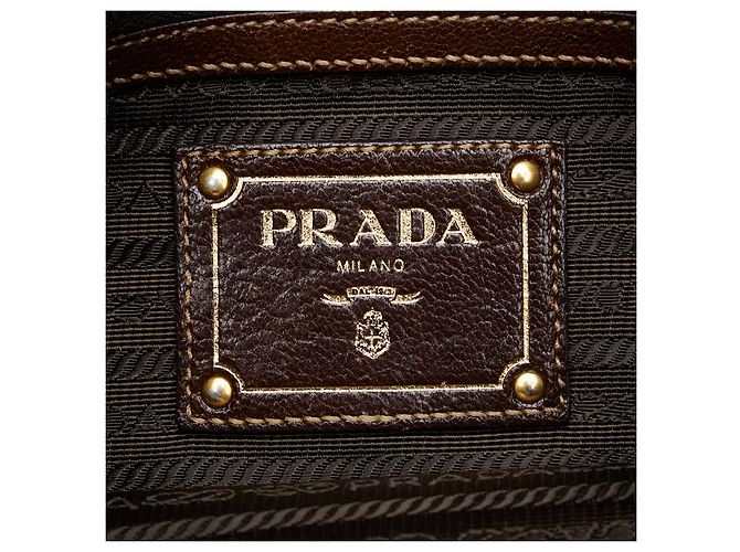 Prada Umhängetasche mit Canapa-Logo - Ansicht 7