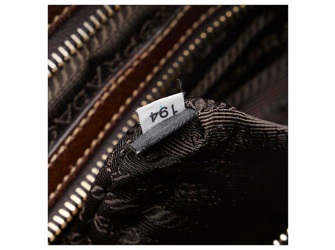 Prada Umhängetasche mit Canapa-Logo - Ansicht 9
