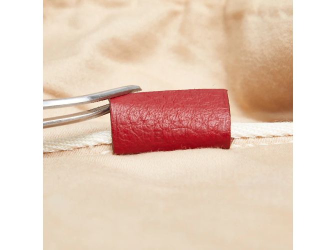Hermès Clemence Victoria de Voyage 50 Rosso - vista 10