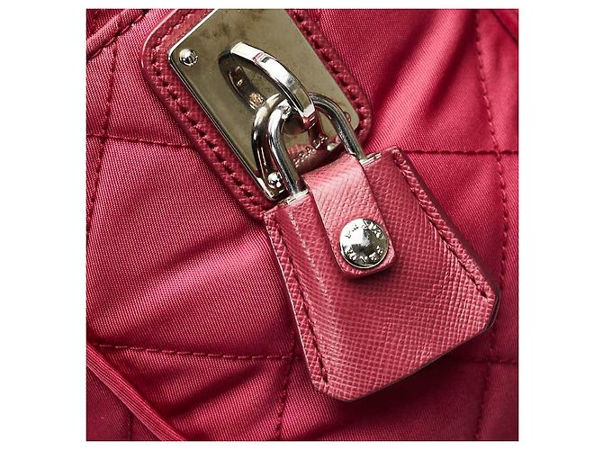 Prada Tessuto Impuntu Bauletto Bag - view 15