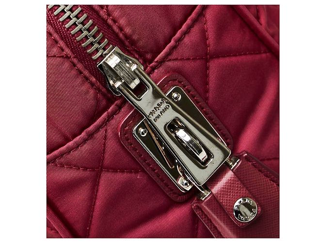 Prada Tessuto Impuntu Bauletto Bag - view 7