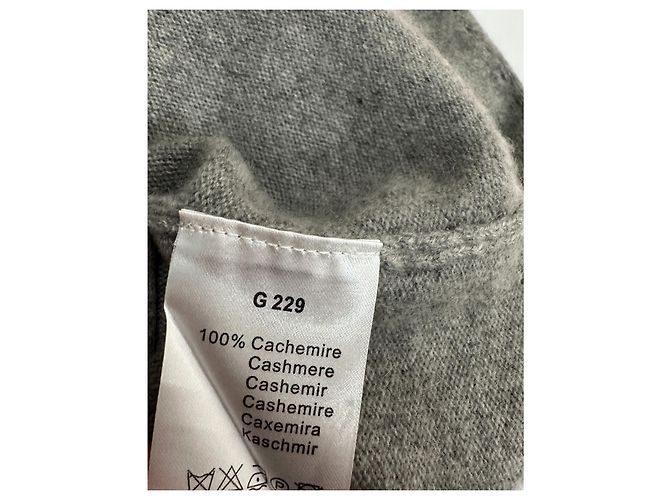 Gerard Darel Kleid aus Kaschmir Grau - Ansicht 6