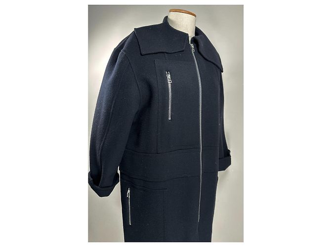 Abrigo oversize negro Mainline Faith Connexion de lana - vista 3