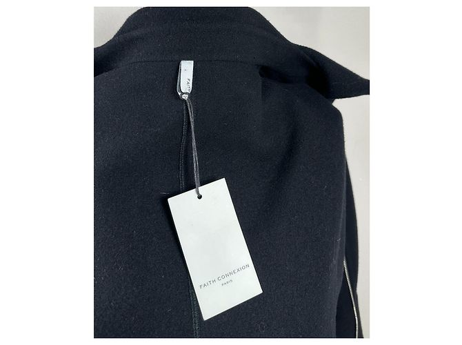Abrigo oversize negro Mainline Faith Connexion de lana - vista 6