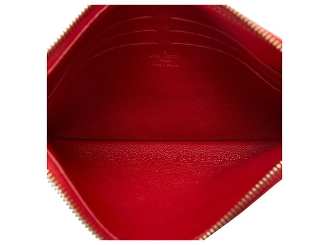 Louis Vuitton Brown Monogram Pochette Pallas Marrone Rosso - vista 5