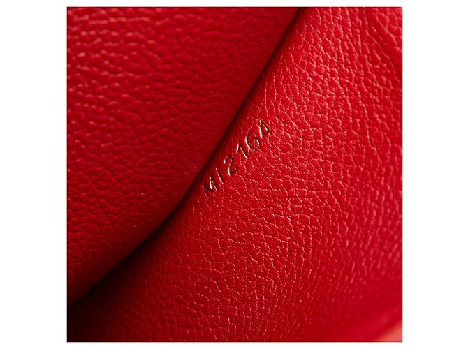 Louis Vuitton Brown Monogram Pochette Pallas Marrone Rosso - vista 7