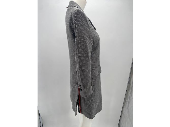 Thom Browne Mäntel T.FR 42 Polyester Grau - Ansicht 2