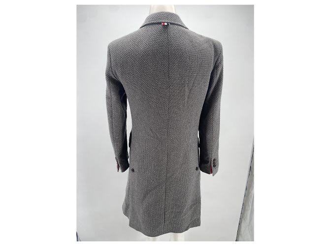Thom Browne Mäntel T.FR 42 Polyester Grau - Ansicht 3