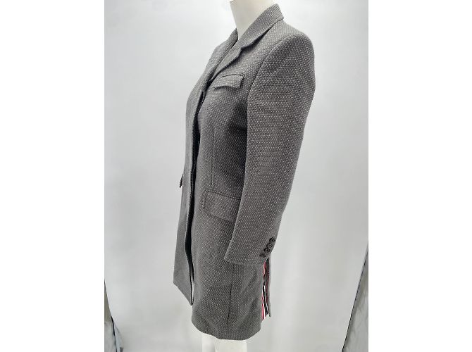 Thom Browne Mäntel T.FR 42 Polyester Grau - Ansicht 4