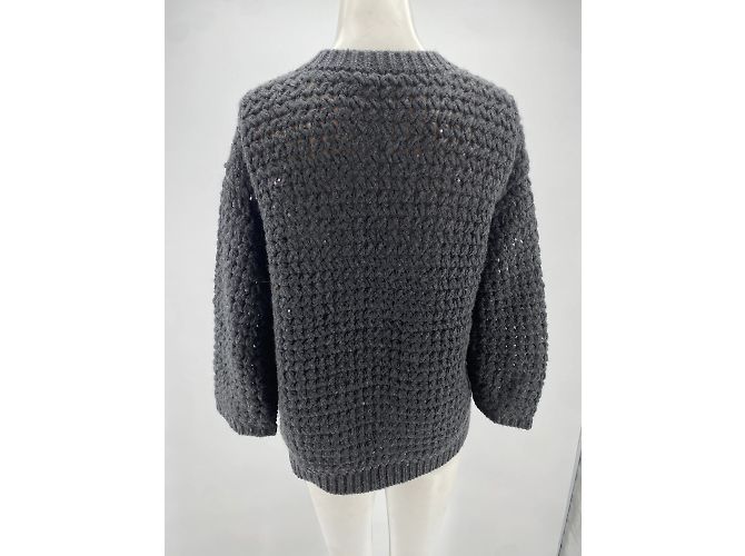 Strickwaren Brunello Cucinelli T.International M Kaschmir Grau - Ansicht 3