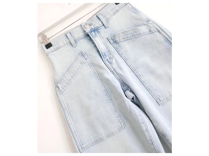 Jeans Veronica Beard Charlie con gamba a botte Blu chiaro - vista 3