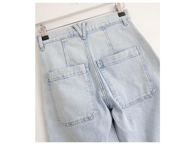 Jeans Veronica Beard Charlie con gamba a botte Blu chiaro - vista 4