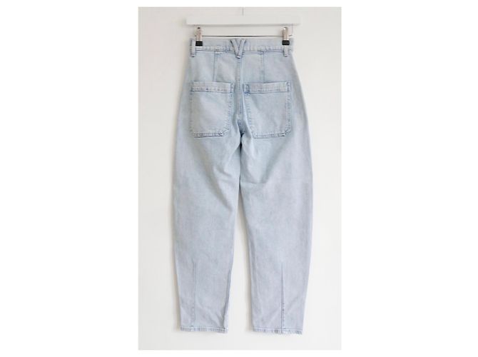 Jeans Veronica Beard Charlie con gamba a botte Blu chiaro - vista 6