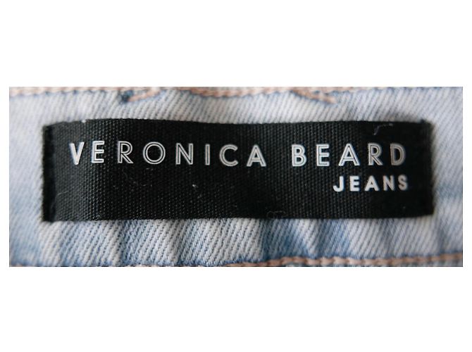 Jeans Veronica Beard Charlie con gamba a botte Blu chiaro - vista 7