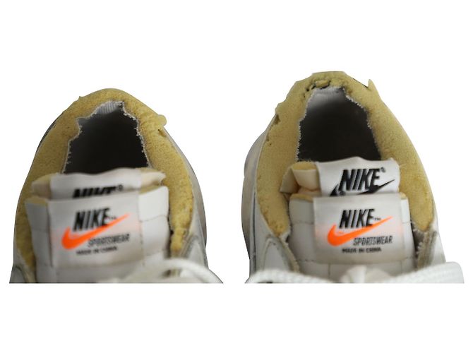 Zapatillas Nike x Sacai Blazer Low en charol blanco - vista 9