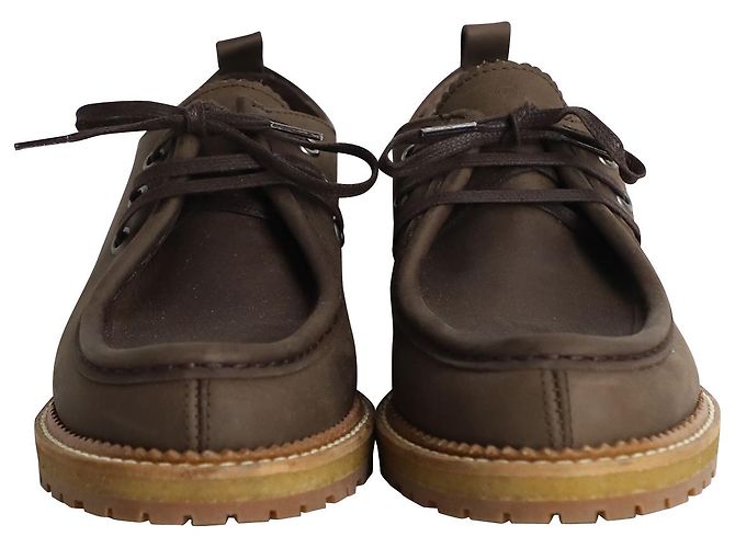 Derby stringata Max Mara Weekend in pelle marrone - vista 2