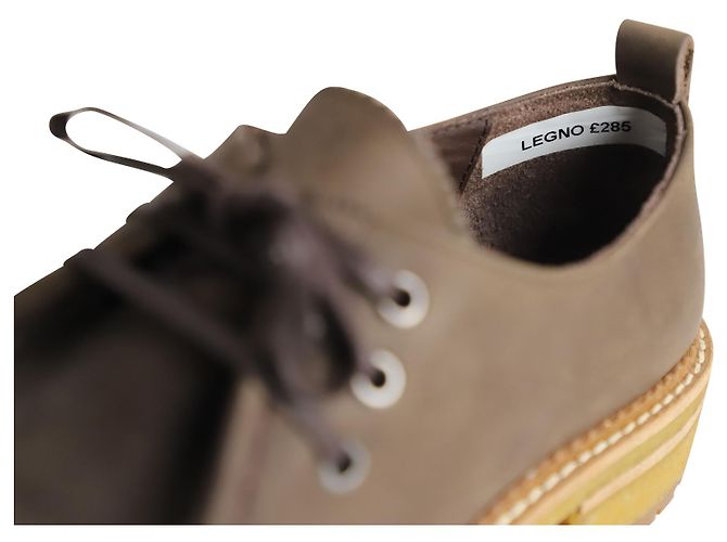 Derby stringata Max Mara Weekend in pelle marrone - vista 7