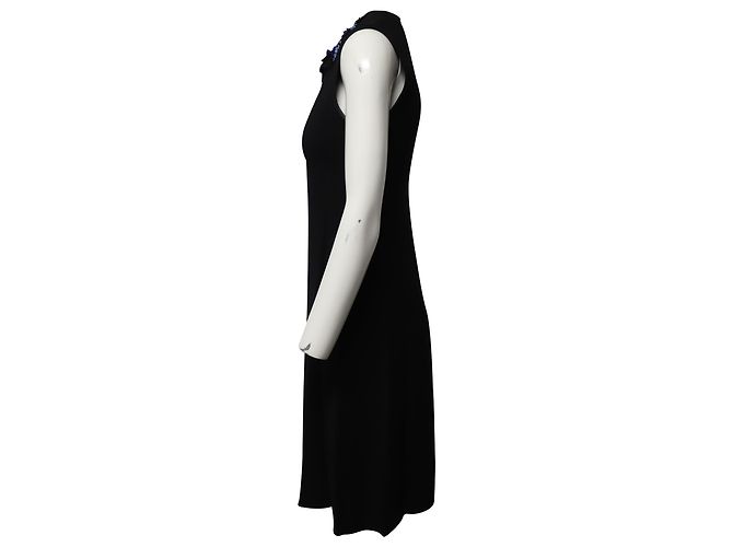 3.1 Phillip Lim 3.1 Abito senza maniche decorato Phillip Lim in viscosa nera Nero - vista 2