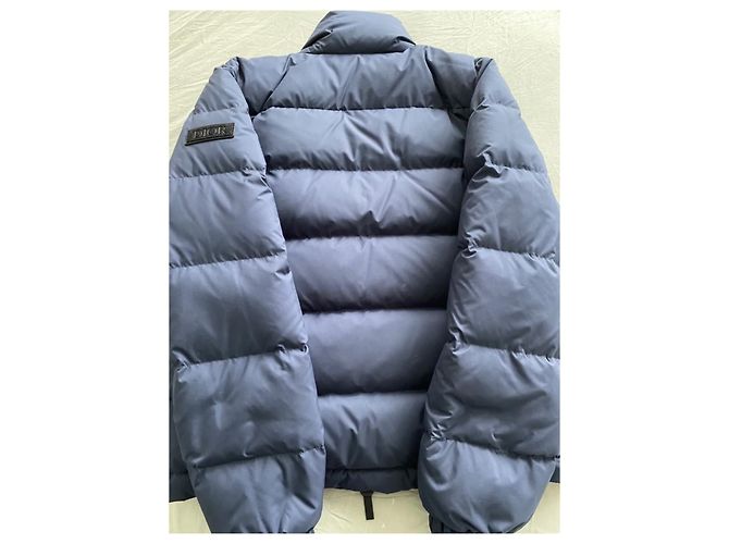 Steppjacke mit Dior-Patch-Logo Marineblau - Ansicht 2
