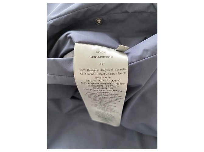 Steppjacke mit Dior-Patch-Logo Marineblau - Ansicht 5